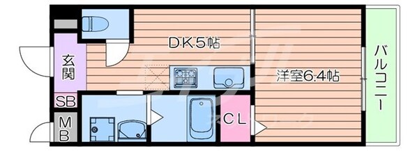 第10関根マンションの物件間取画像